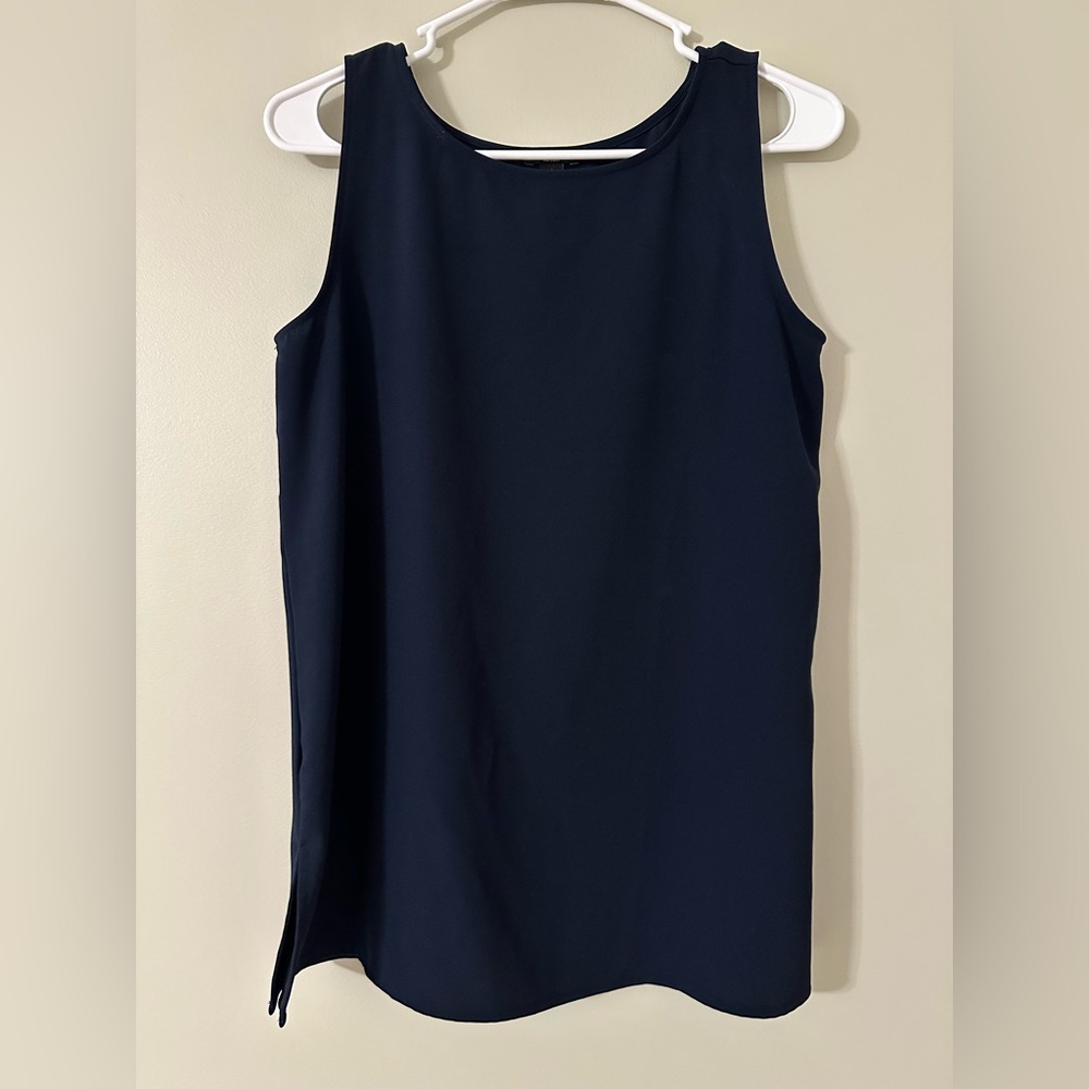 Ann Taylor Factory Navy Sleeveless Top
